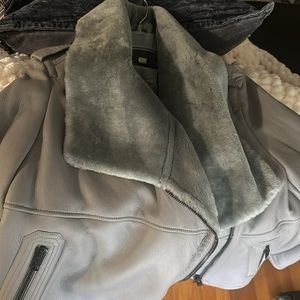 Burberry moto jacket
